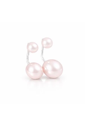 Ag925 Swarovski pärlitega kõrvarõngad, Rosaline