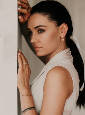 Swarovski pärlitega hõbeehted