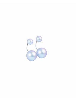 Ag925 Swarovski® pärlitega kõrvarõngad, Iridescent Light Blue